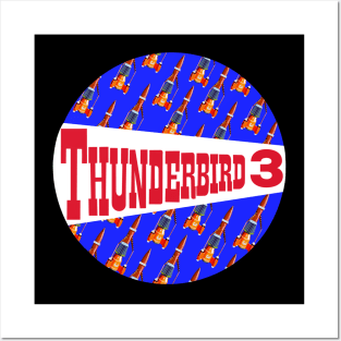 Thunderbird 3 Thunderbirds TV Original Series Alan Tracy Posters and Art